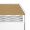 Meuble TV Casier Chêne & Blanc