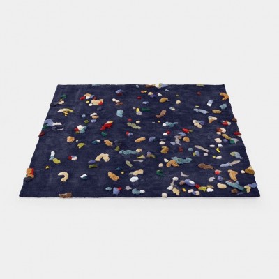 Tapis Confetti Bleu