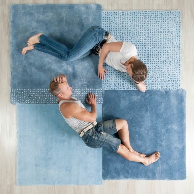 Blue over Rug