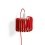 Red macaron Wall Light
