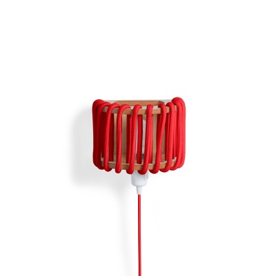 Red macaron Wall Light