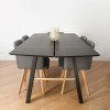 Dining Table Savia Ash Black