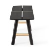 Savia Bench Black Ask