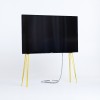 TV Stand Hairpin Metal Yellow