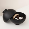 Large Wooden sphere Black