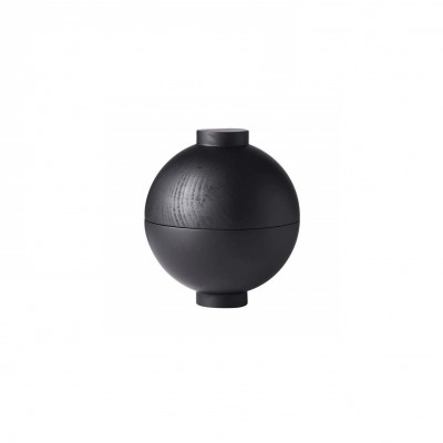 Large Wooden sphere Black