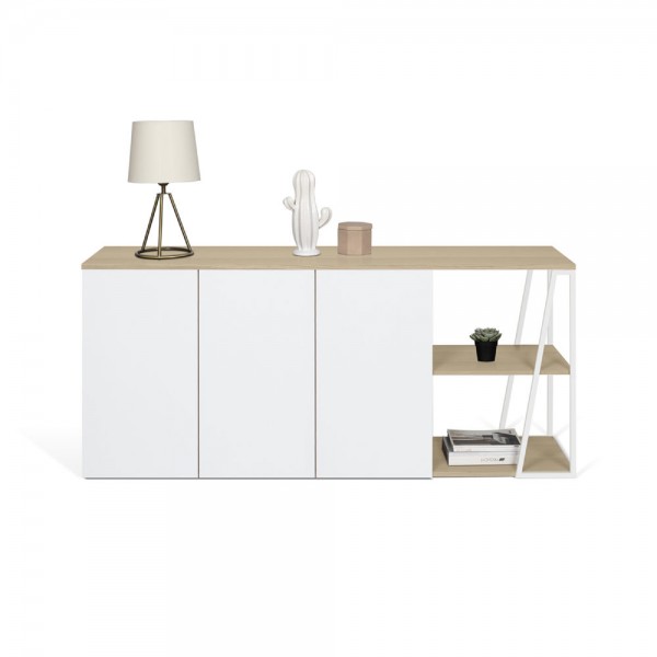 Albi Sideboard Oak & White