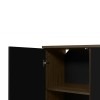 Albi Sideboard walnut & black