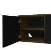 Albi TV Table walnut & black