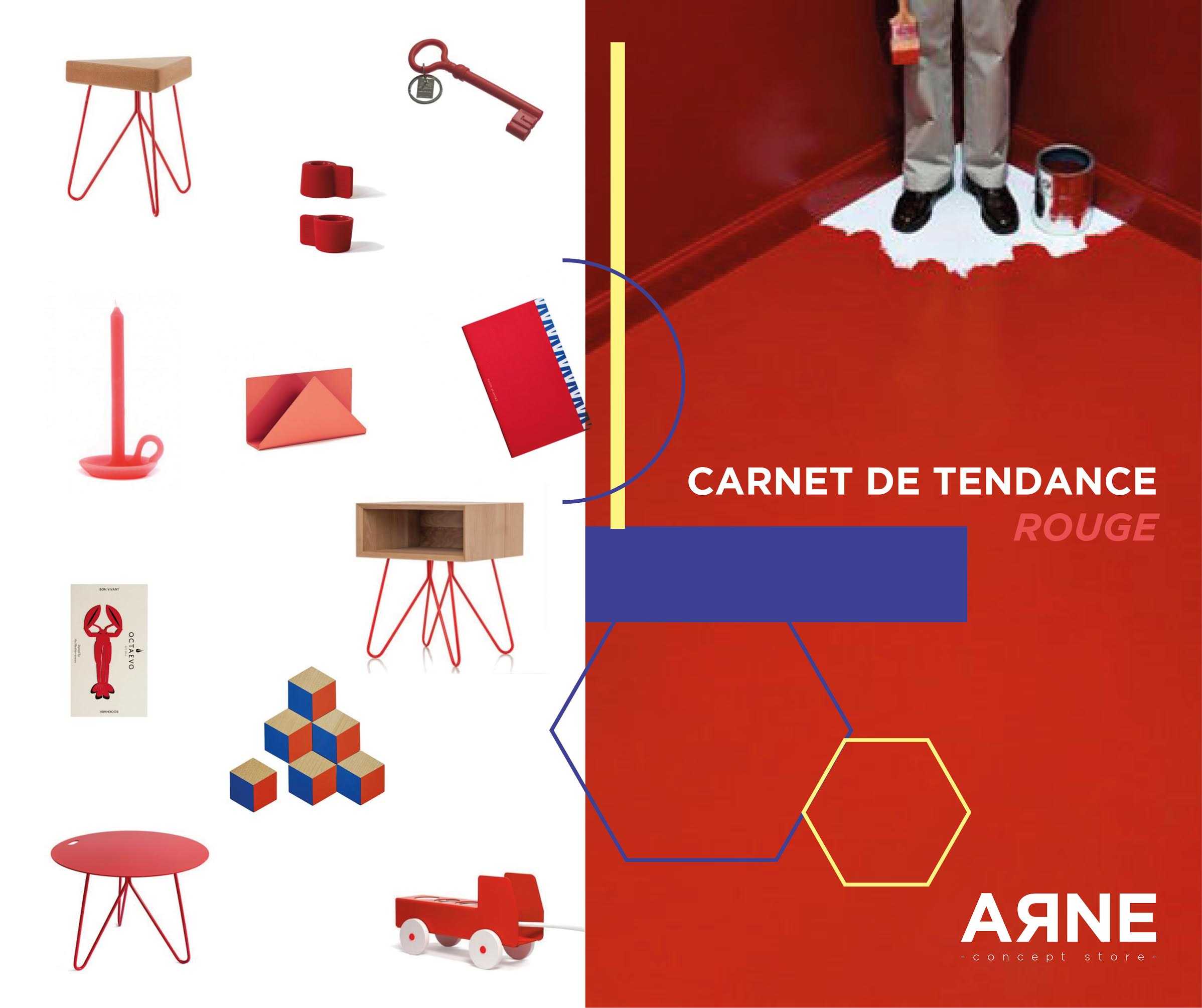 En rouge et… Design !