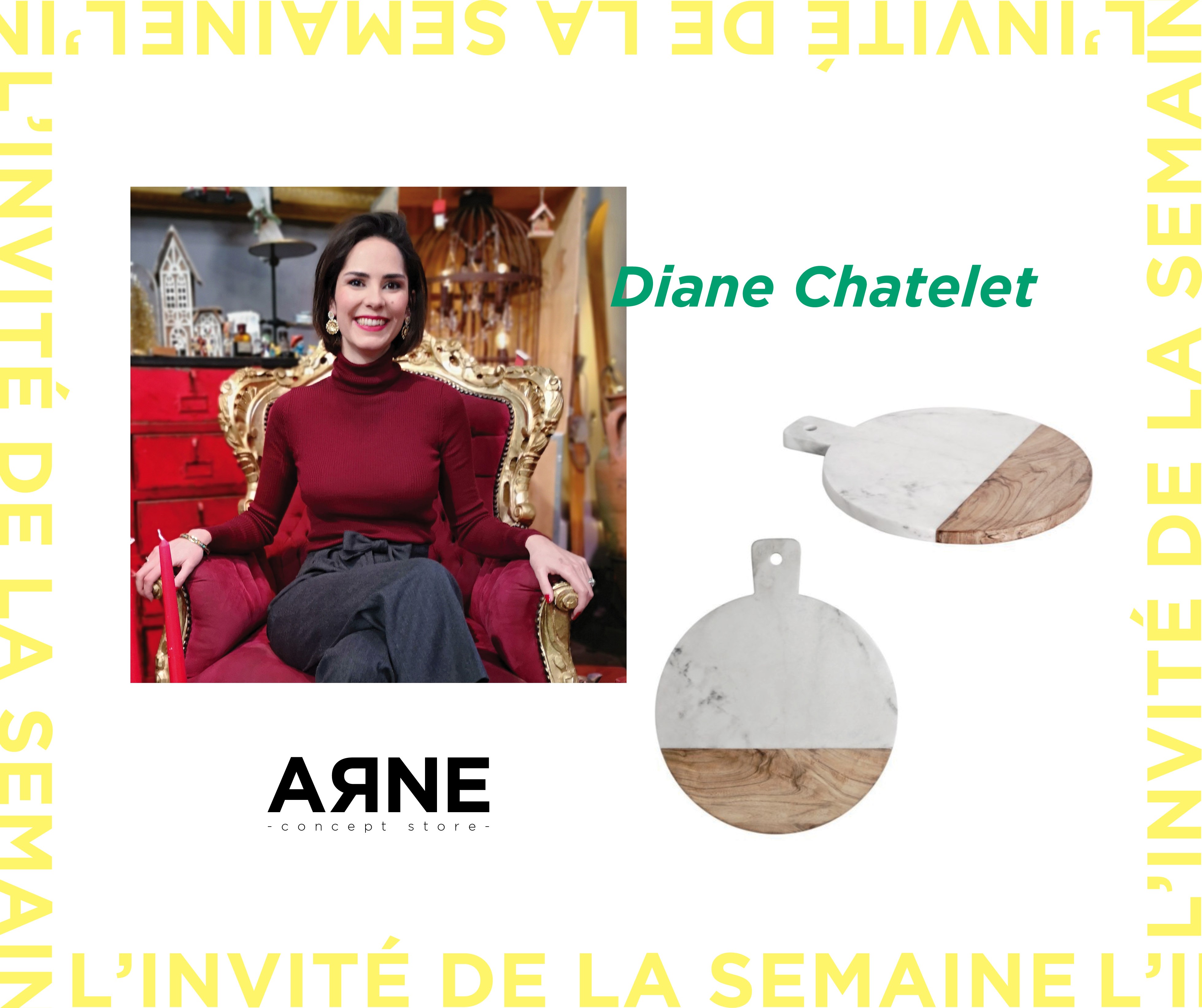 Une galeriste chez ARNE : Diane CHATELET !