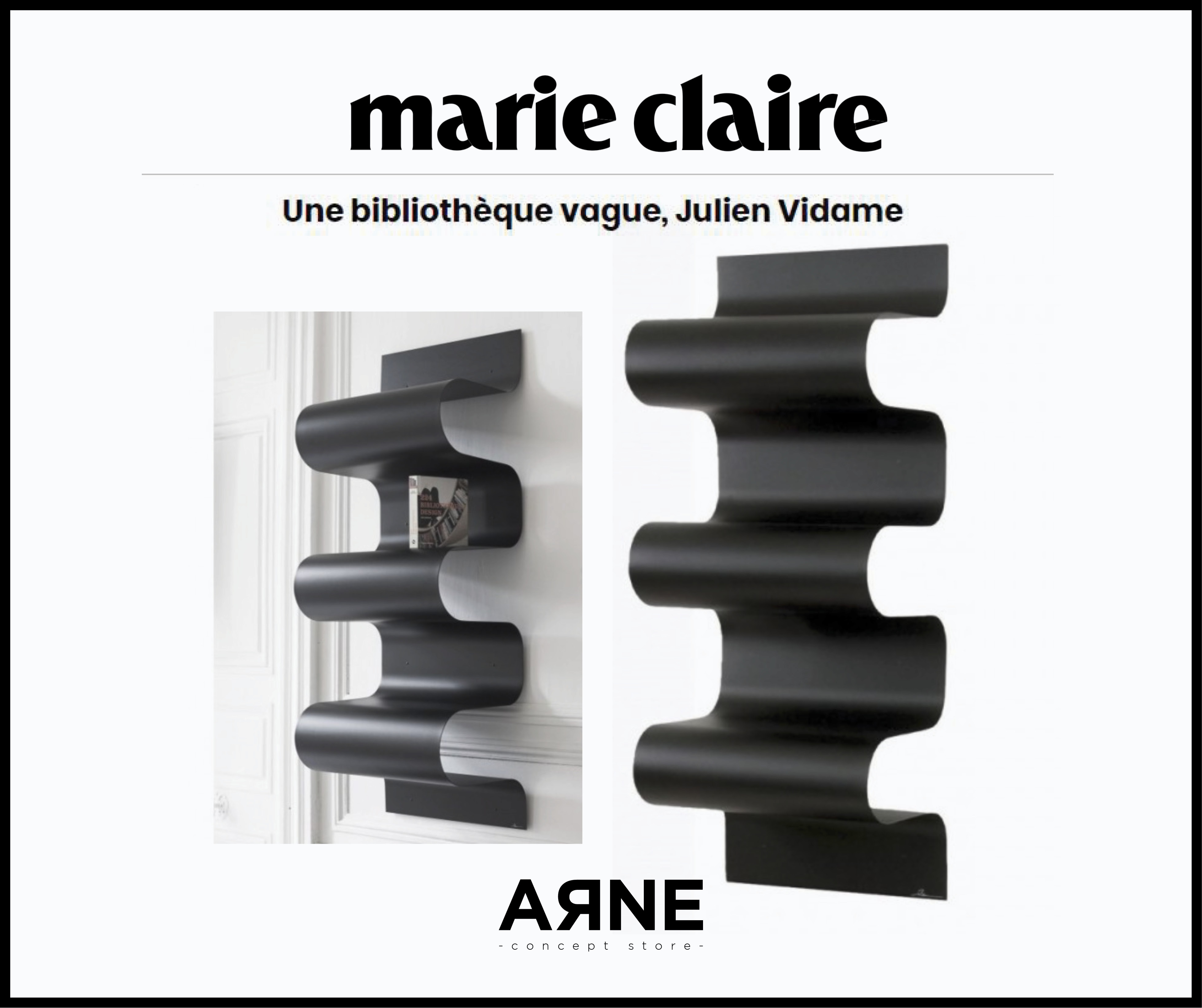 Marie Claire aime l’étagère Vague !